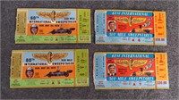 Indy 500 Ticket Stub Lot 1976 1977