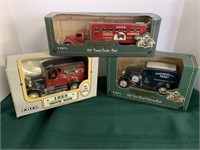 (3) Ertl Die Cast Banks