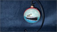 Titanic Globe Ornament