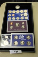 PROOF SETS AND 1/2 OZ SILVER COIN