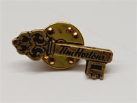 tim Horton's Key Lapel Collar Pin