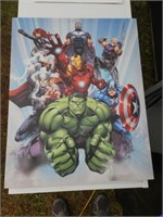 Marvel Avengers canvas wall print, 16x20