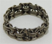 Sterling Silver Rope/Chain Ring