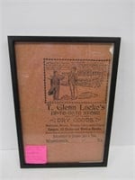 T. Glenn Locke Woodstock VA Advertisement