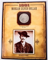 Coin 1881-O Morgan Silver Dollar Wyatt Earp
