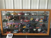 Display Case Full of Cars