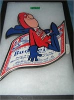 Vintage Budweiser Budman advertising display piece