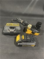 Dewalt charger, battery and adapter