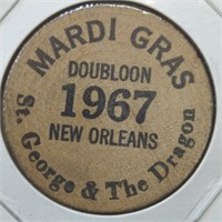 1967 Mardi gras doubloon