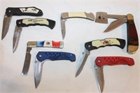 8 Pocket Knives (See Desc)