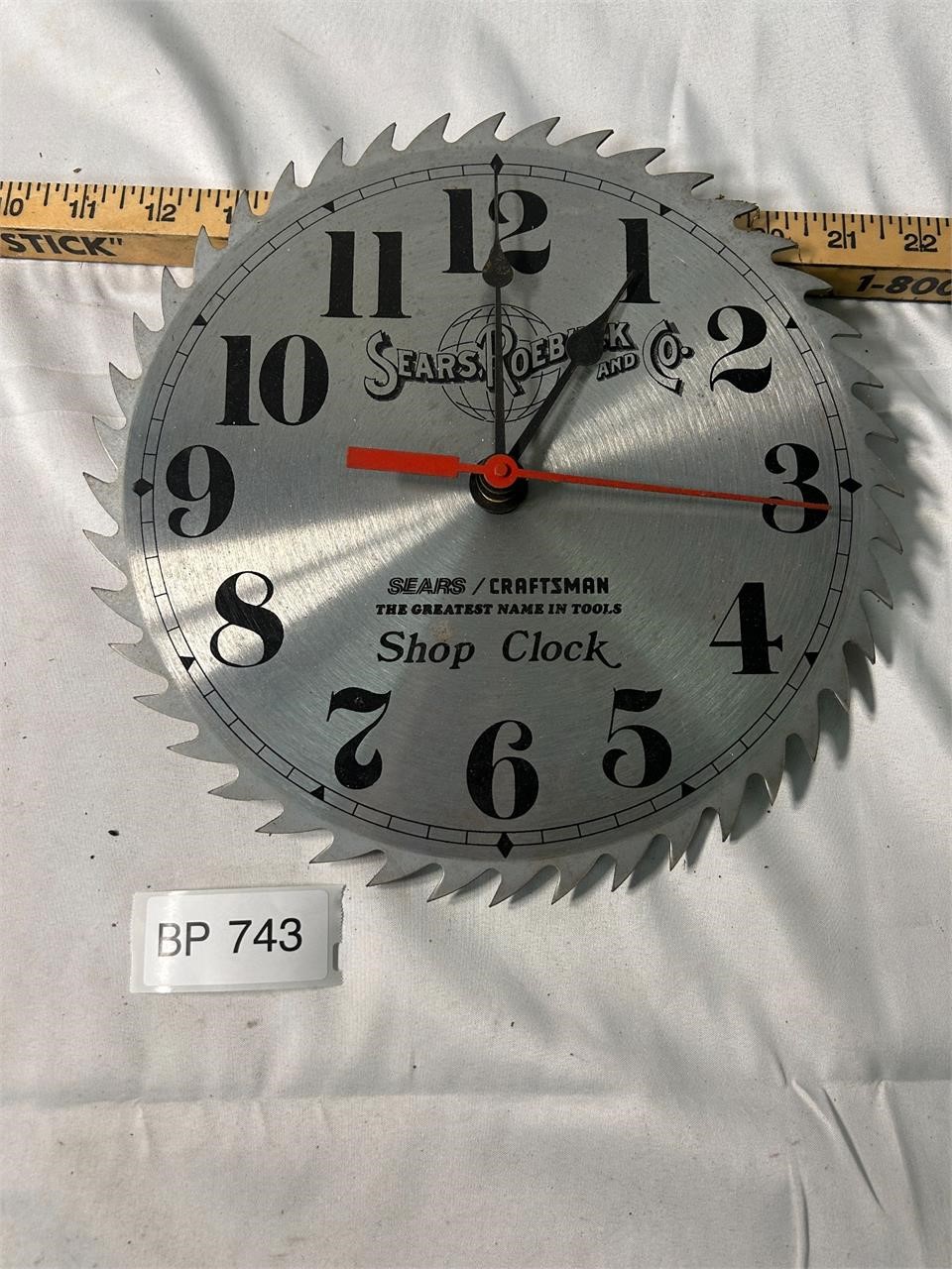 VTG Sears Reobuck and Co Wall Clock