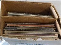 Assortment of records.
