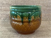 Antique Small Pottery Flower Pot