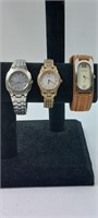 Lot of 3 Women's Watches