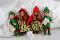 Vintage M.A. Peter Pan & Little Red Riding Doll