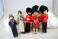 Collection of Vintage Military Dolls