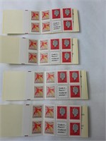 CANADA FLORAL STAMP BOOKS 1970’S 4 BOOKS