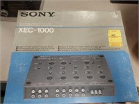 SONY XEC1000 ELECTRONIC CROSSOVER