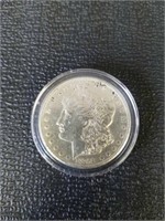 1892 Morgan silver dollar