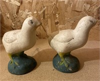 Antique Chalkware Chicks