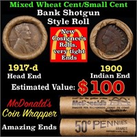 Small Cent Mixed Roll Orig Brandt McDonalds Wrappe