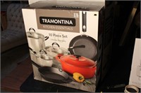 Tramontina kitchen pot-pan 10 piece set