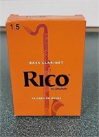 Six (6) Rico Bass Clarinet Reeds