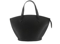 Louis Vuitton Black Epi Handbag