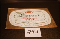 Set of 2 - Potosi Beer Labels