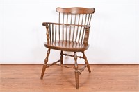 Vintage Windsor Barrel Back Chair