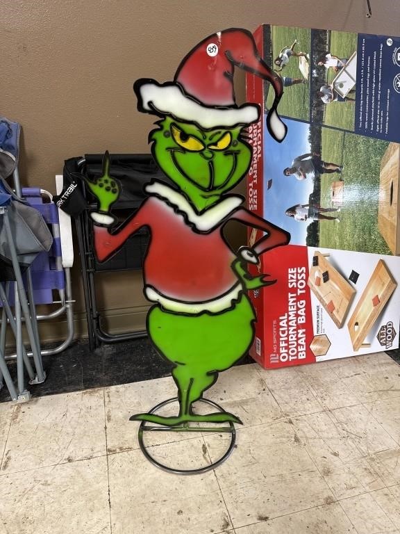 Grinch Standup Sign 46”