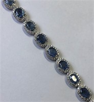 $300. St. Sil. Sapphire Bracelet