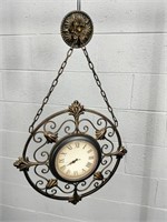 Quartz Hanging Metal Clock