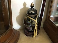 MCI COVERED JAR ON STAND - IN GREAT SHAPE -