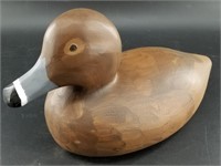 Handcrafted duck decoy
