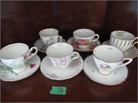 6 tea cup sets