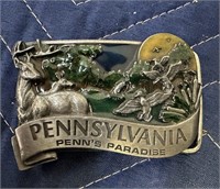 BELT BUCKLE PENNA PENNS PARADISE