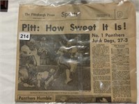 PITT - PITTSBURGH PRESS 1/2/1977 PAPER