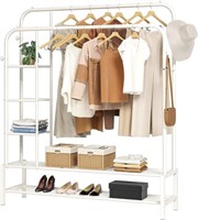 JOISCOPE Garment Rack, Double Rods Portable