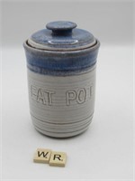 LOCKPORT NS POTTERY "FAT POT"