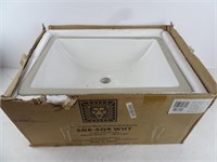 Rectangular Ceramic Sink Basin 16.5" x 12"