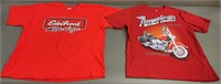 2pc Racing / Motorcycle Graphic Tee Shirts
