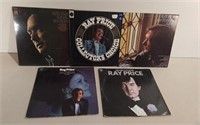 Five Ray Price LP Records