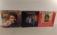 Three Charlie Pride LP Records