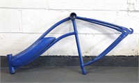 Vintage Blue Tank Bicycle Frame Only