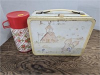 Vintage lunch box and thermos