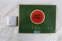 Lucky Strike Cigarette Holder&Zippo Measuring Tape