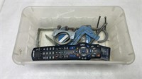 Clamps TV remote and other tools