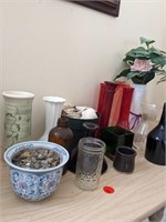 Glass Vases Lot & More  (Back Room)