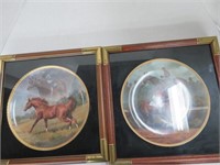 2 FRAMED COLLECTOR PLATES